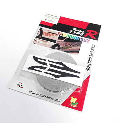 Декоративна лайсна за екстериор - черна