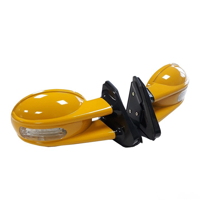 Спортно огледало с мигач 3284 - жълто