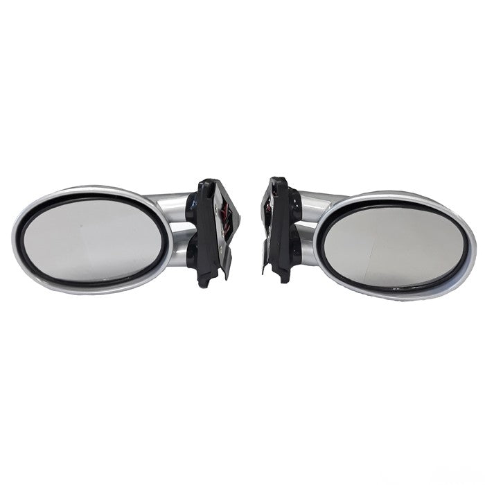 Спортно огледало с мигач 3284 - сиво