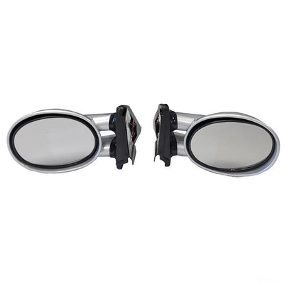 Спортно огледало с мигач 3284 - сиво