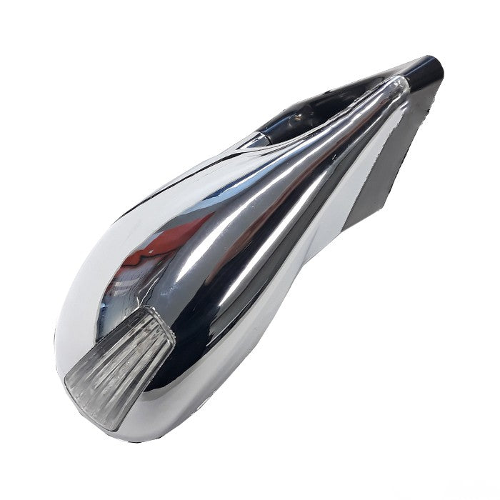 Спортно огледало с мигач електрическо 031 - хром