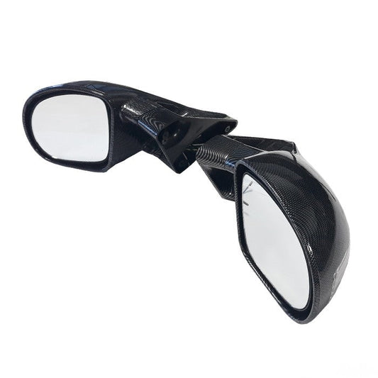 Спортно огледало с мигач електрическо 031 - Черен карбон