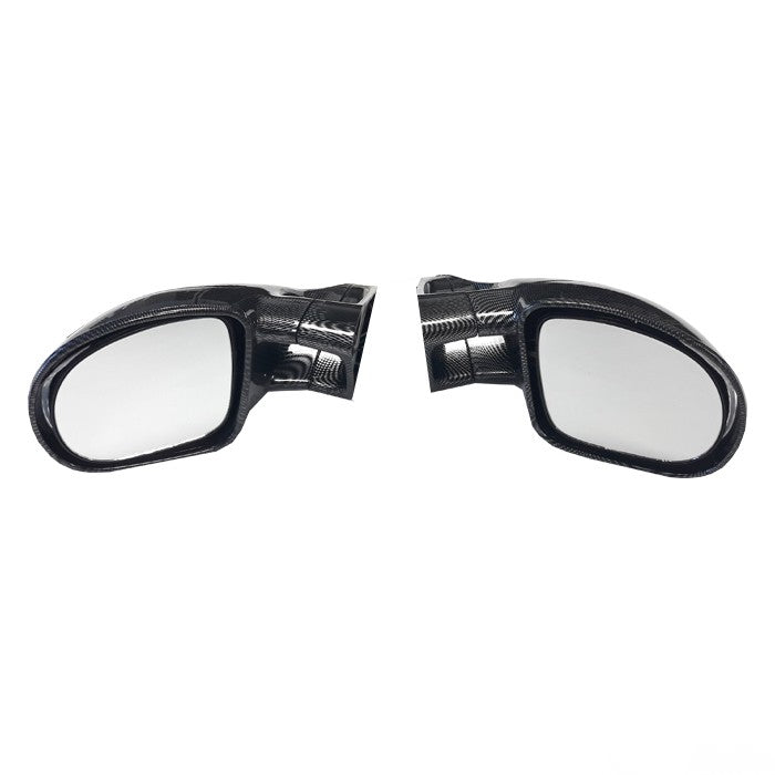 Спортно огледало с мигач електрическо 031 - Черен карбон