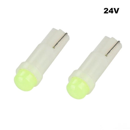 Диодни крушки за табло 24V - 28709 2бр/кт - Бял цвят