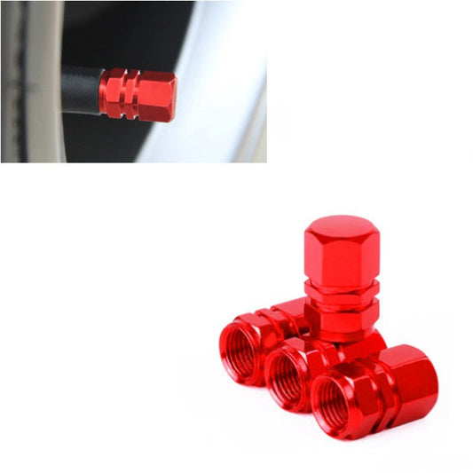 Капачета за вентил 4 бр/к-т 1062 - Червено