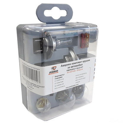 Авариен комплект крушки Н4/Н1/Н7 - 10 части