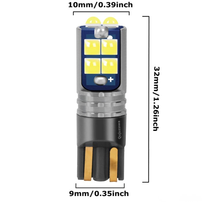 Диодни крушки 3032  10SMD - 12/24V 2бр/к-т
