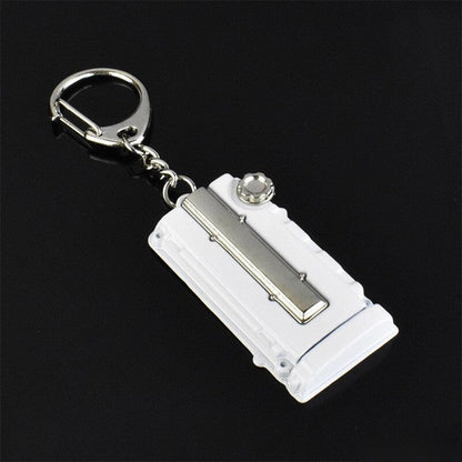 Ключодържател капак двигател - Бял