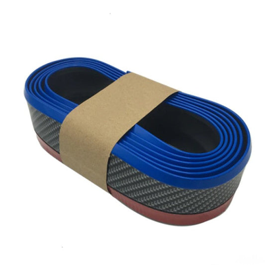 Спойлер самурай за броня 2352 черен карбон + синя лента