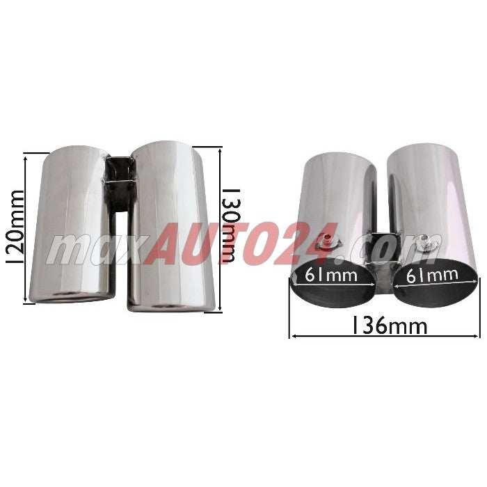 Накрайник ауспух подходящ за BMW 320