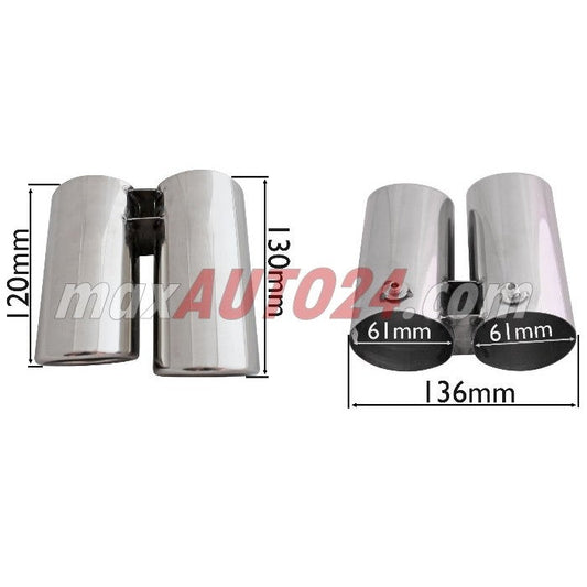 Накрайник ауспух подходящ за BMW 320