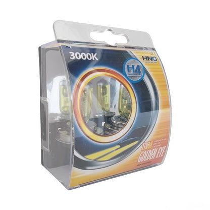 Халогенни крушки HNG H4 60/55W тип ''Golden eye'' жълти 2бр/к-т