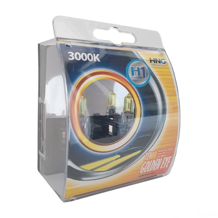 Халогенни крушки HNG H1 55W тип ''Golden eye'' жълти 2бр/к-т