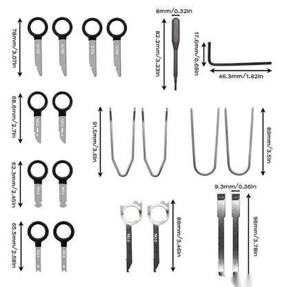 Инструменти за демонтаж на радио  - 2473 - 20 части