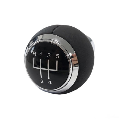 Топка за скоростен лост съвместима с Audi A3 (98-08) / A4 (02-08) - със 5 скорости - гладка кожа
