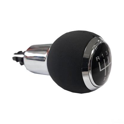 Топка за скоростен лост съвместима с Audi A3 (98-08) / A4 (02-08) - със 5 скорости - гладка кожа