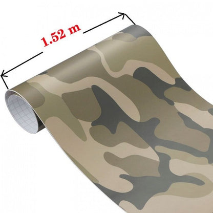 Фолио камуфлаж 3 цвята - 1.52м х 1м