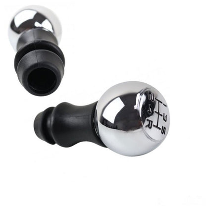 Топка за скоростен лост съвместима с Peugeot / Citroen - 5 скорости - хром