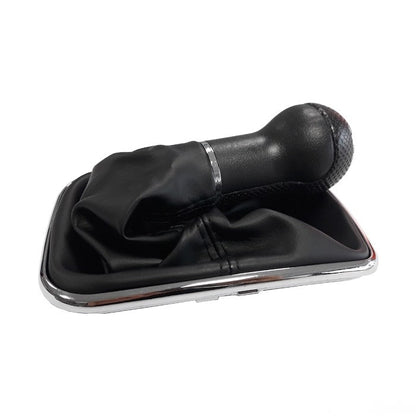 Топка за скоростен лост с маншон съвместима с VW Golf / Bora с 5 скорости - черен конец