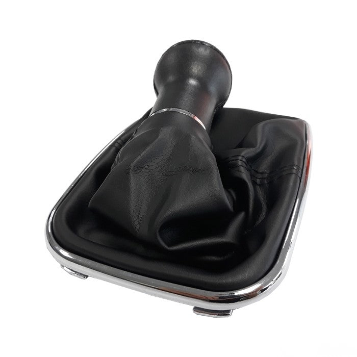 Топка за скоростен лост с маншон съвместима с VW Golf / Bora с 5 скорости - черен конец