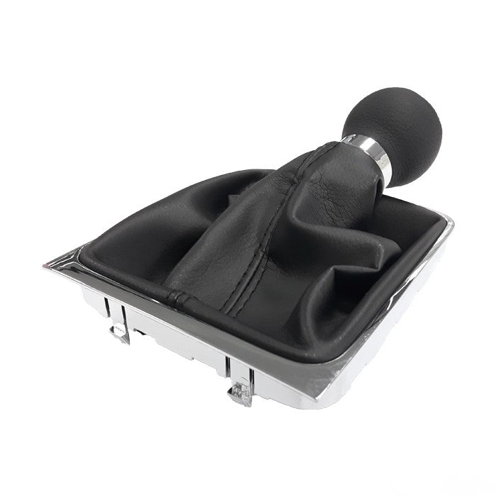 Топка за скоростен лост с маншон съвместима с VW Passat B6 06-12 с 5 скорости - черен конец