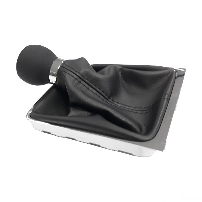 Топка за скоростен лост с маншон съвместима с VW Passat B6 06-12 с 5 скорости - черен конец