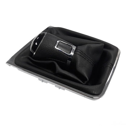 Топка за скоростен лост с маншон съвместима с VW Passat B7 11-15 с 6 скорости