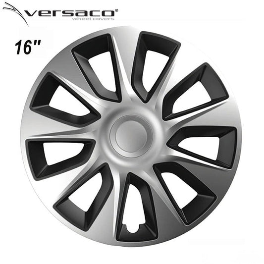 Тасове за джанти 16'' Versaco Stratos Silver / Black