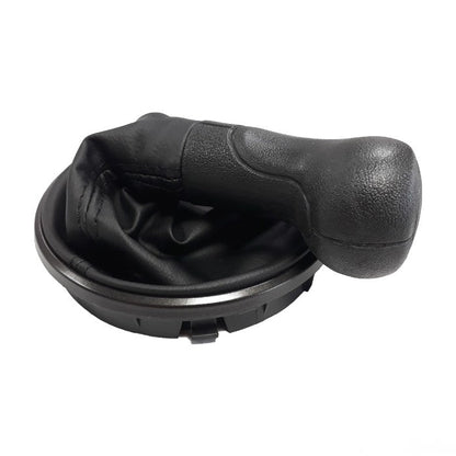 Топка за скоростен лост с маншон съвместима с Skoda Fabia 07-10 с 5 скорости - черна