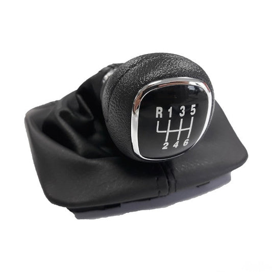 Топка за скоростен лост с маншон съвместима с Skoda Octavia 07-14 с 6 скорости