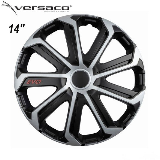 Тасове за джанти 14'' Versaco Evo Black/Silver