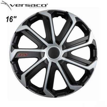 Тасове за джанти 16'' Versaco Evo Black/Silver