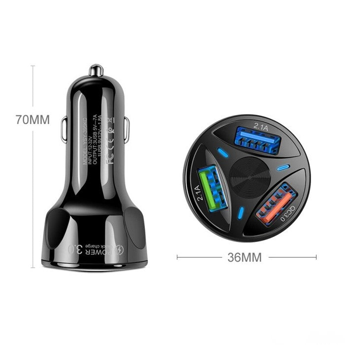 Универсално USB зарядно с 3 USB порта - 2460