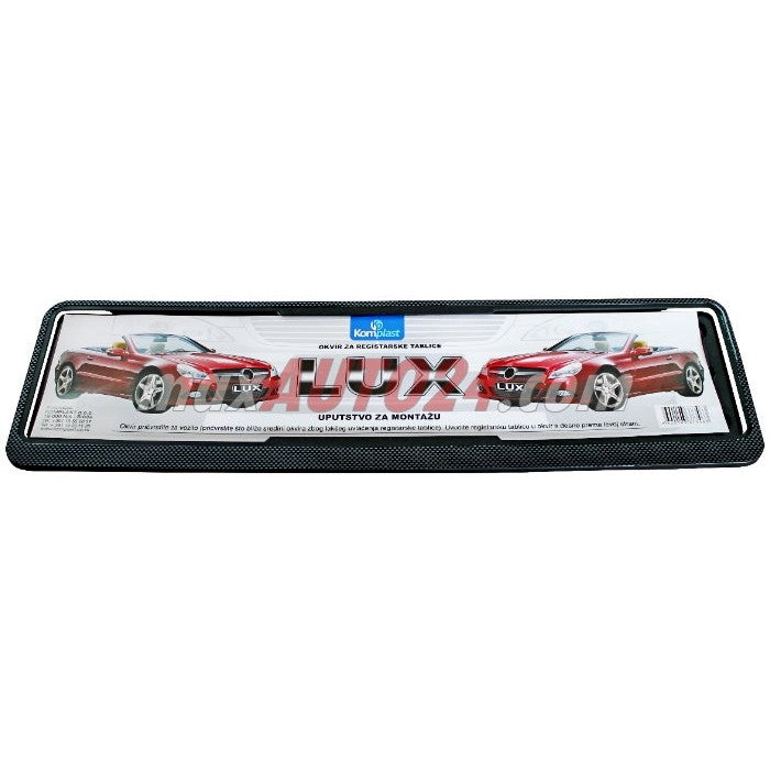 Стойка за регистрационен номер - Карбон