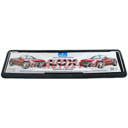 Стойка за регистрационен номер - Карбон