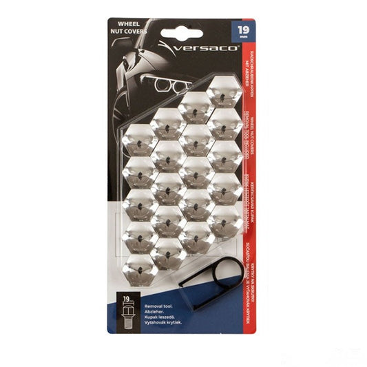 Декоративни капачки за болтове на джантите Versaco 19мм - хром