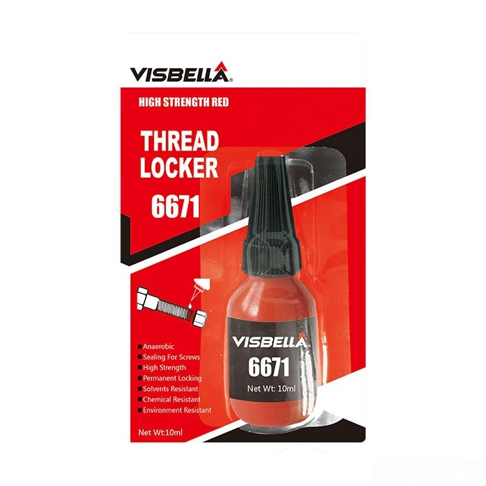 Лепило за болтове и гайки - Visbella 10мл Червено
