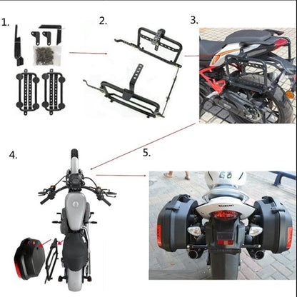 Странични куфари за мотор V-35 2 БР/К-Т