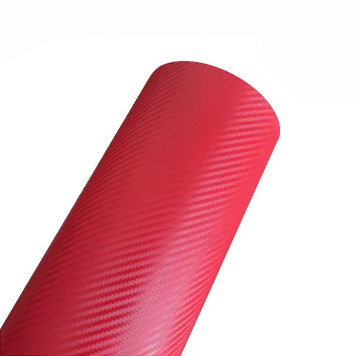 Фолио карбон Лукс - широчина 1.27м - Червено