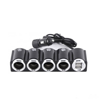 Разклонител за запалка 4-ка + 2 USB 1504