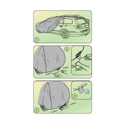 Покривало Kegel серия Mobile размер XL сиво за Pick UP с твърд таван