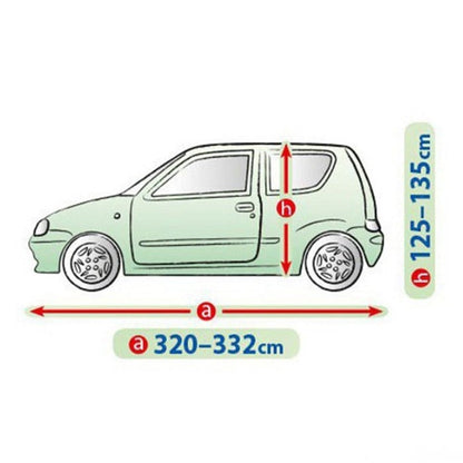 Покривало Kegel серия Mobile размер S2 сиво за хечбек