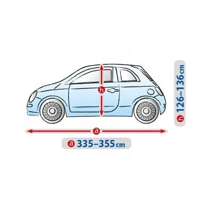 Покривало Kegel серия Mobile размер S3 сиво за хечбек