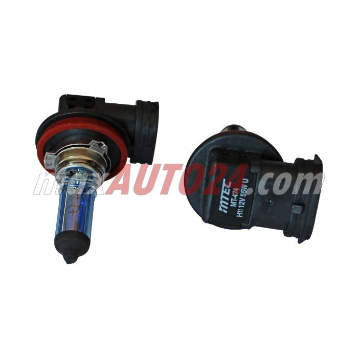 Халогенни крушки Mtec H11 - Cosmos Blue White 2бр/к-т