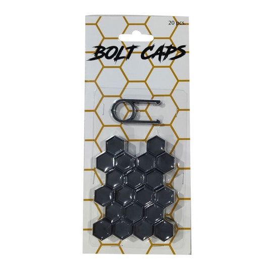 Капачки за болтове на джантите 17мм - черни