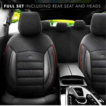 Тапицерия за седалки Otom Sport Plus PLS102 (черно/червено)