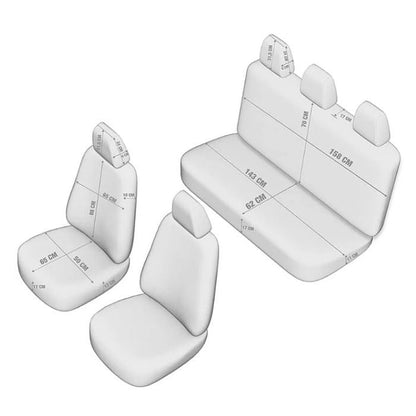 Тапицерия за кола Otom Comfortline CMF218 (Черно/Червено)