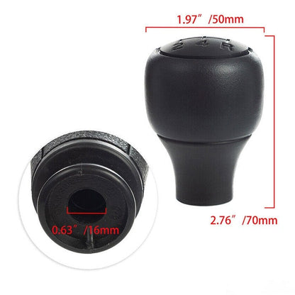 Топка за скоростен лост съвместима с Ford Ranger - 5 скорости - Черна