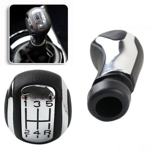 Топка за скоростен лост съвместима с Peugeot 207/307/308/408 - 5 скорости - Хром