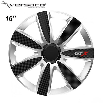 Тасове за джанти 16'' Versaco Carbon GTX - Black / Silver